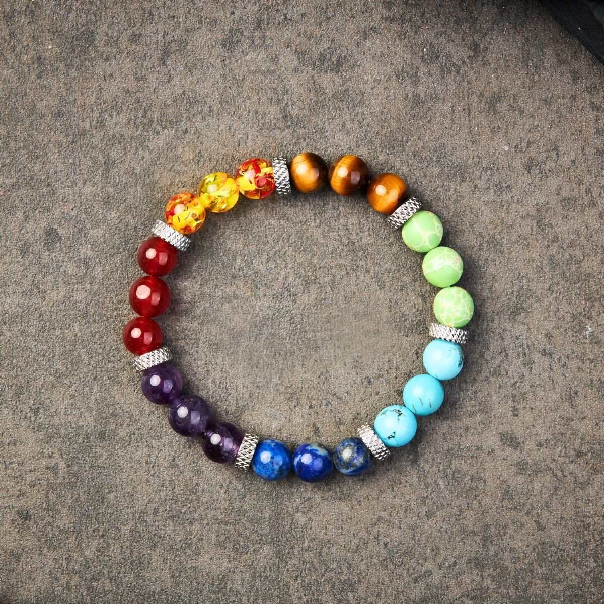 7 Chakra Stones Bracelet