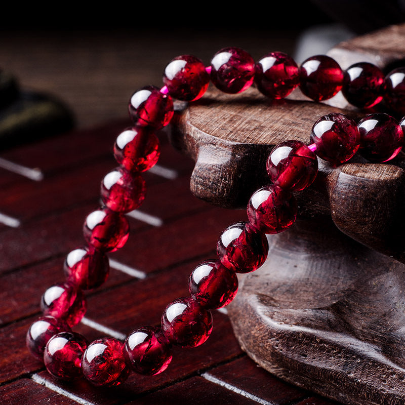 Red Garnet Stone Bracelet - Reignite Your Love