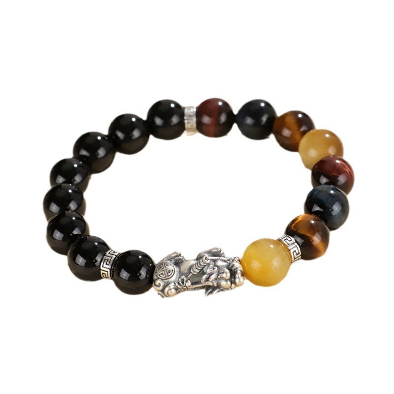 Black Onyx Pixiu Bracelet - Bracelet to Increase Wealth